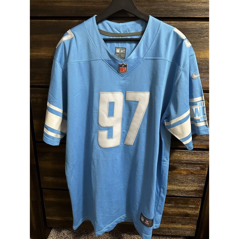 Nike On Field Detroit Lions #97 Aidan Hutchinson Jersey NFL Men’s XL Extra EUC